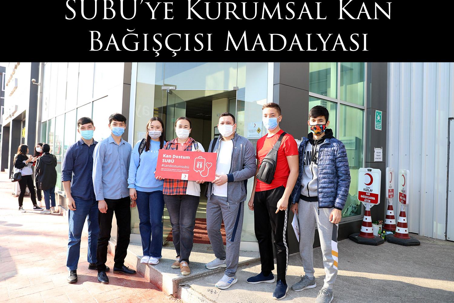 SUBÜ’ye Kurumsal Kan Bağışçısı Madalyası