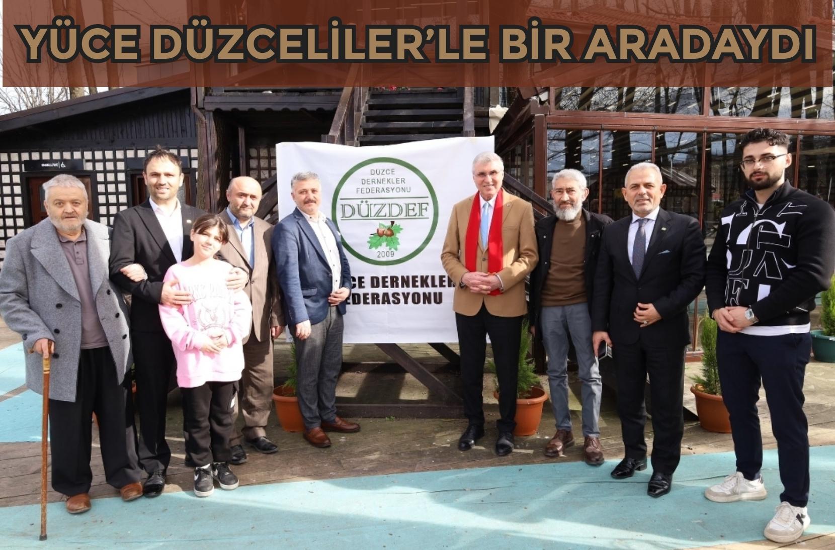 Yüce Düzceliler’le bir aradaydı: “Dostluğu daim kılacak her türlü faaliyetin destekçisiyiz”
