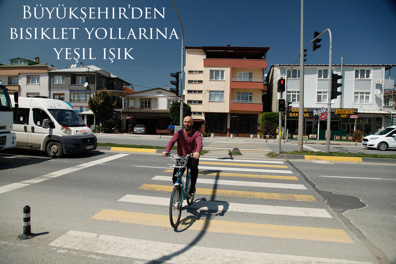 Büyükşehir’den bisiklet yollarına yeşil ışık