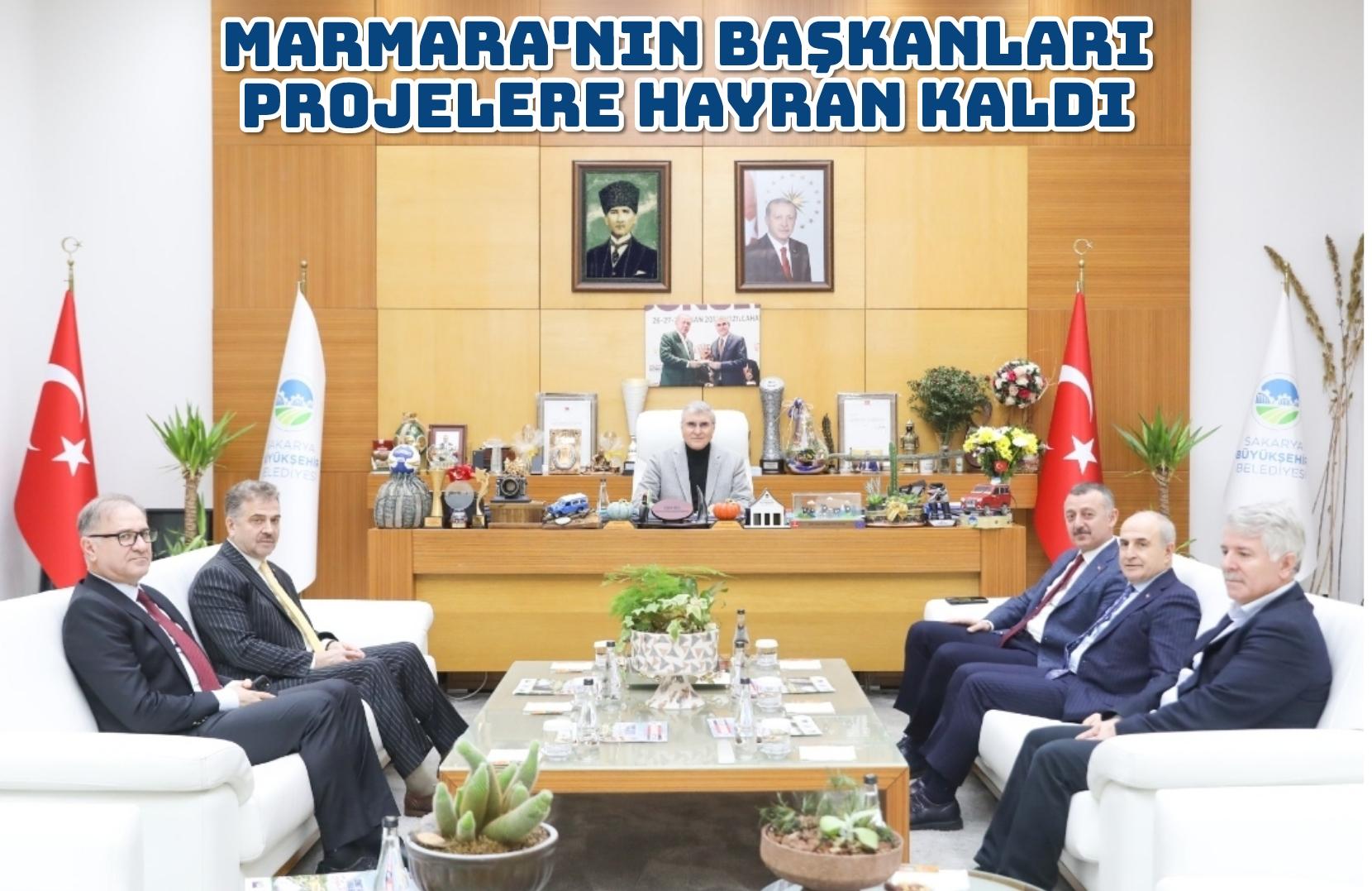 Marmara'nın başkanları projelere hayran kaldı: 