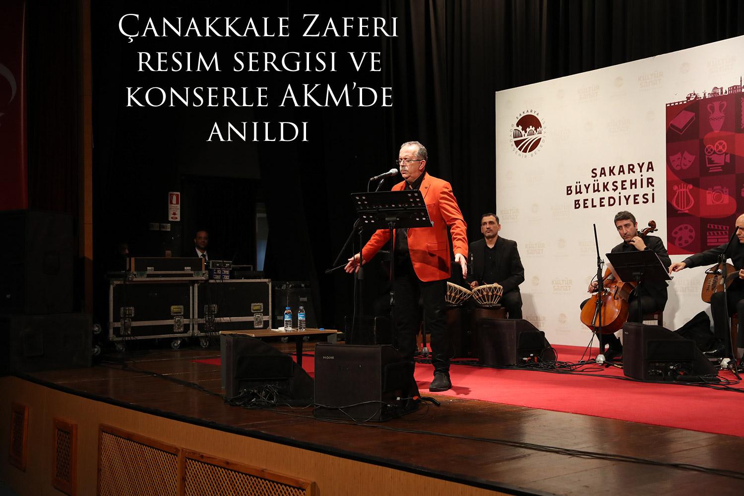 Çanakkale Zaferi resim sergisi ve konserle AKM’de anıldı