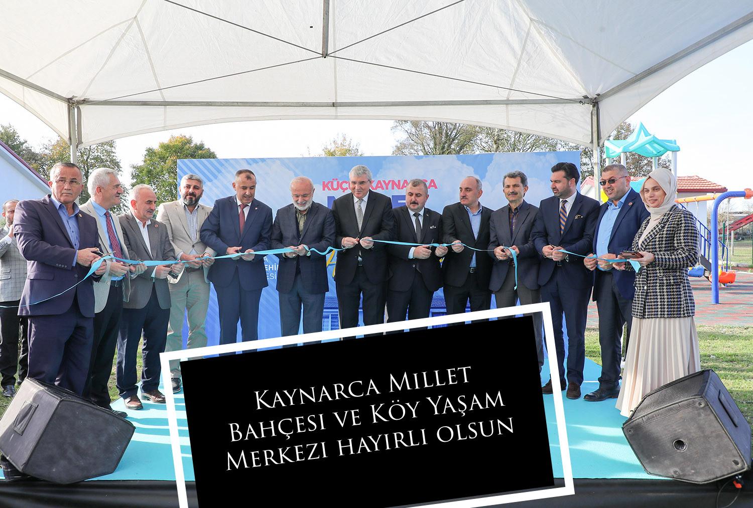 Kaynarca Millet Bahçesi ve Köy Yaşam Merkezi hayırlı olsun