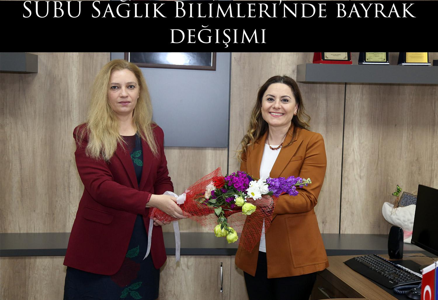 SUBÜ Sağlık Bilimleri’nde bayrak değişimi