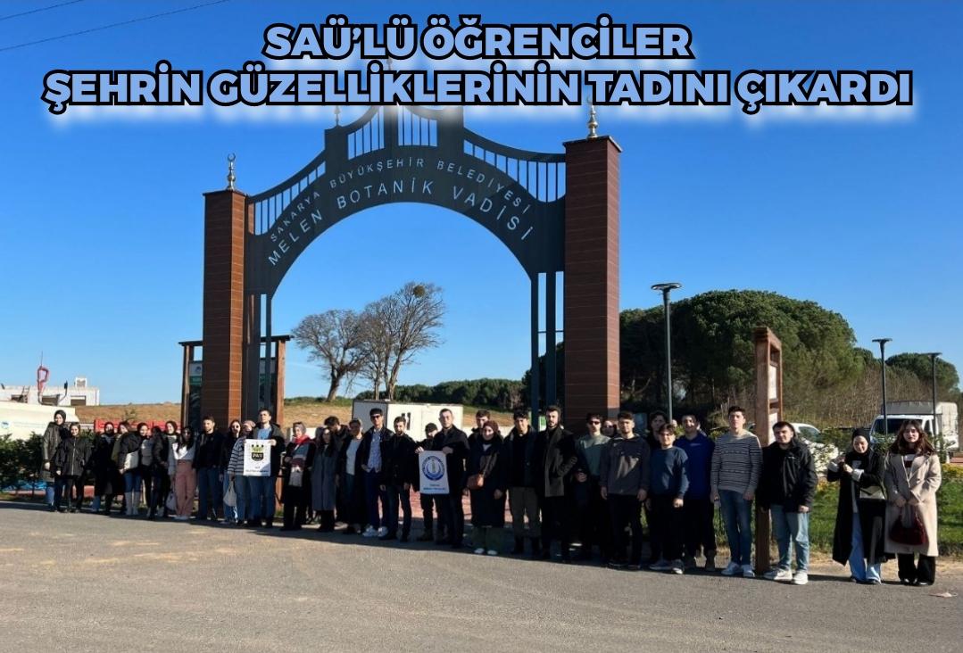 SAÜ’lü öğrenciler şehrin güzelliklerinin tadını çıkardı