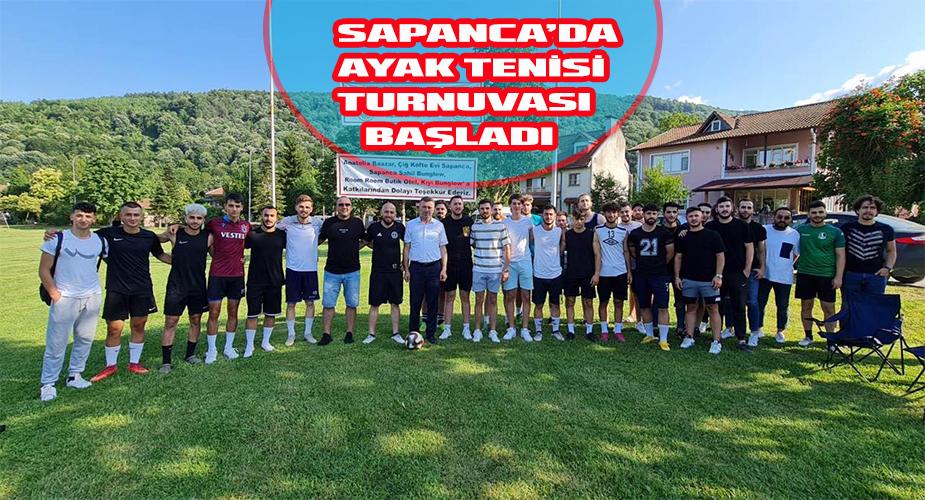 Sapanca’da Ayak Tenisi Turnuvası