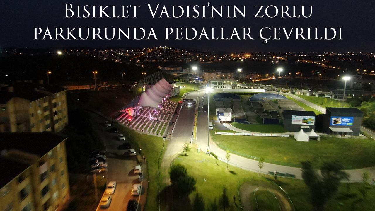 Bisiklet Vadisi’nin zorlu parkurunda pedallar çevrildi