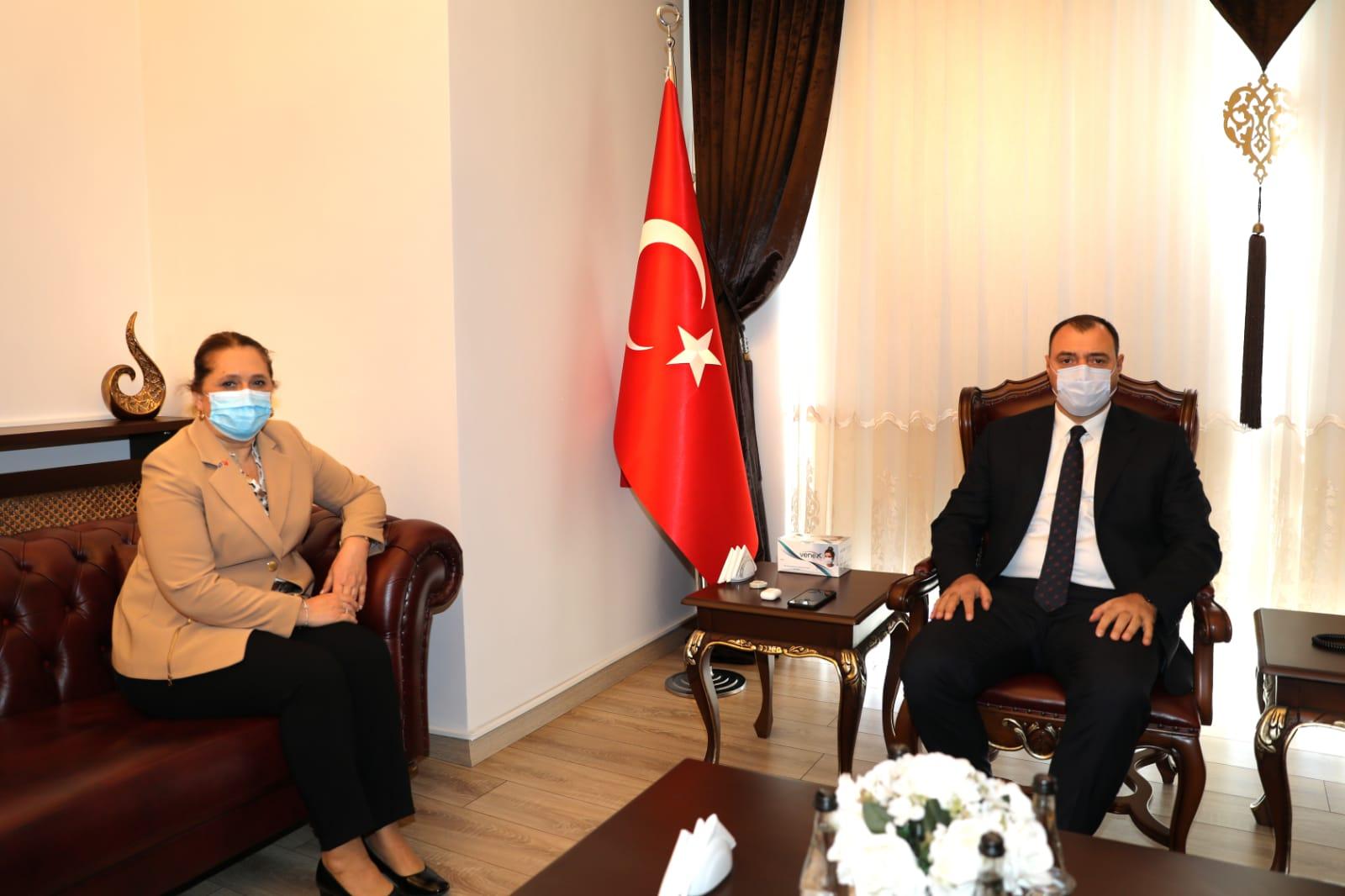 Kosova’nın İstanbul Başkonsolosundan Vali Çetin Oktay Kaldırım’a Ziyaret