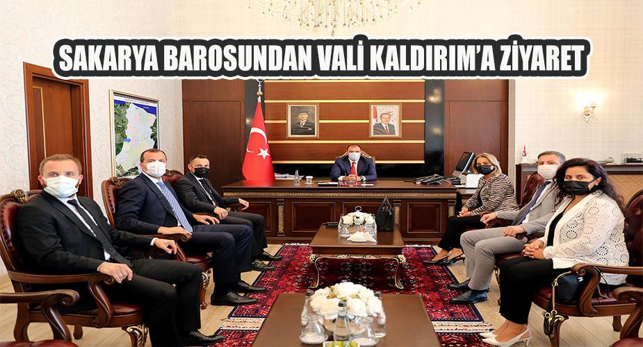 Sakarya Barosundan Vali Kaldırım’a ziyaret
