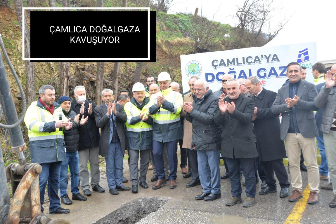 ÇAMLICA DOĞALGAZA KAVUŞUYOR 