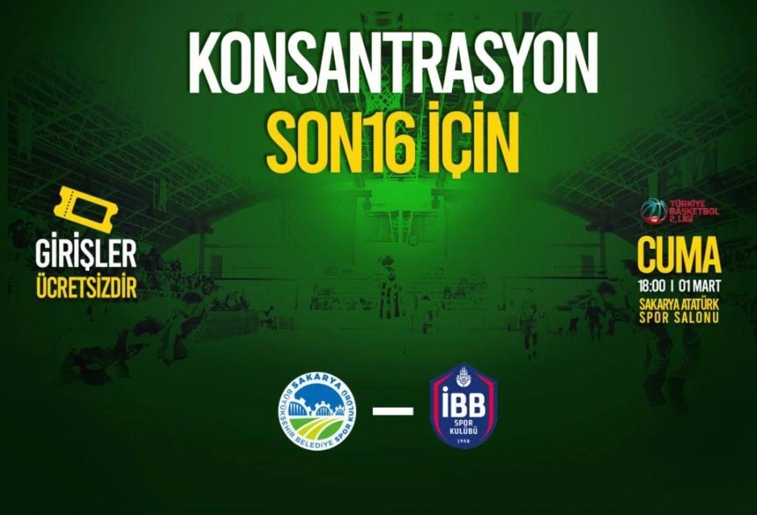 Dev adamlar evinde son 16 için ter dökecek: Haydi Sakarya tam destek 