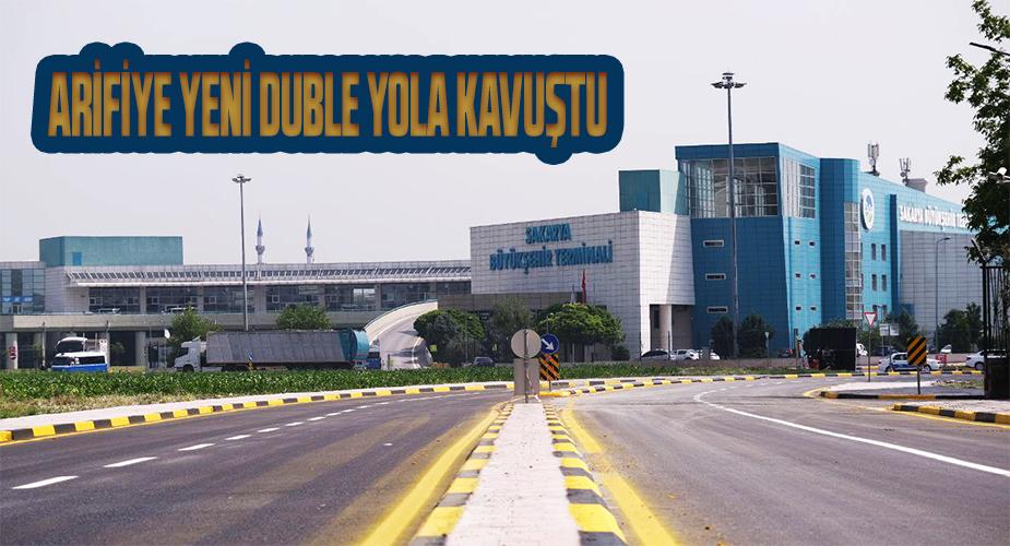 Çizgiler çekildi, Arifiye yeni duble yoluna kavuştu