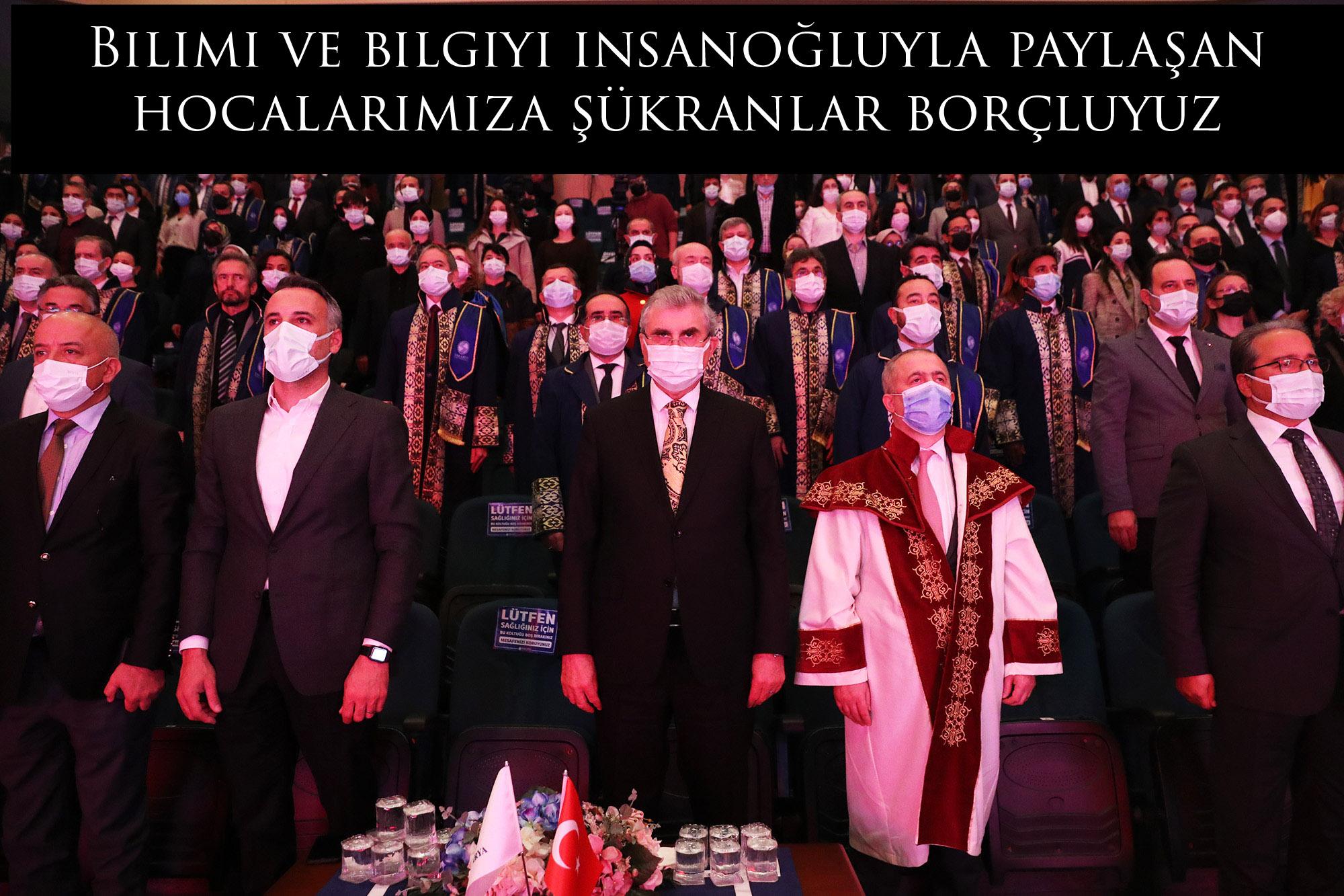 Bilimi ve bilgiyi insanoğluyla paylaşan hocalarımıza şükranlar borçluyuz