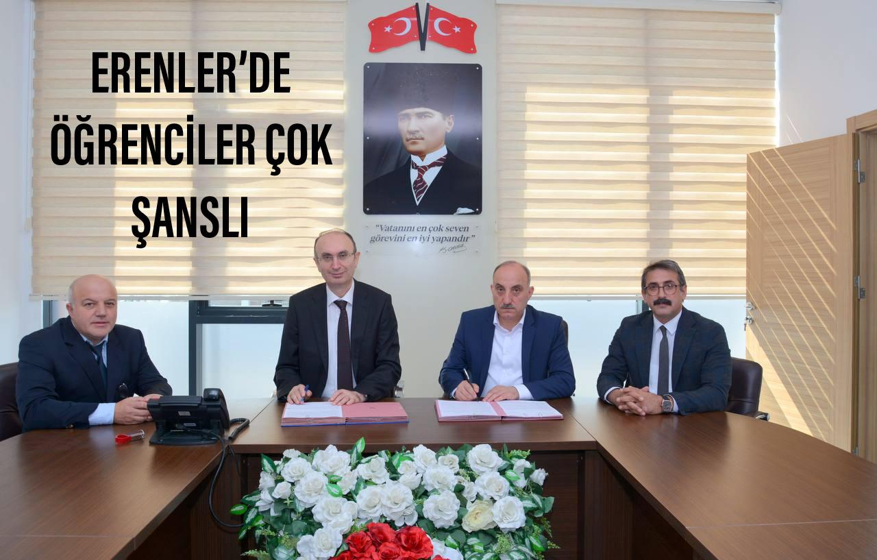 ERENLER’DE ÖĞRENCİLER ÇOK ŞANSLI 