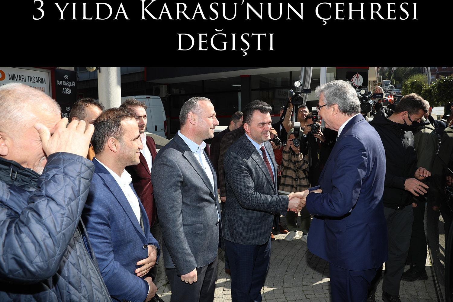 3 yılda Karasu’nun çehresi değişti