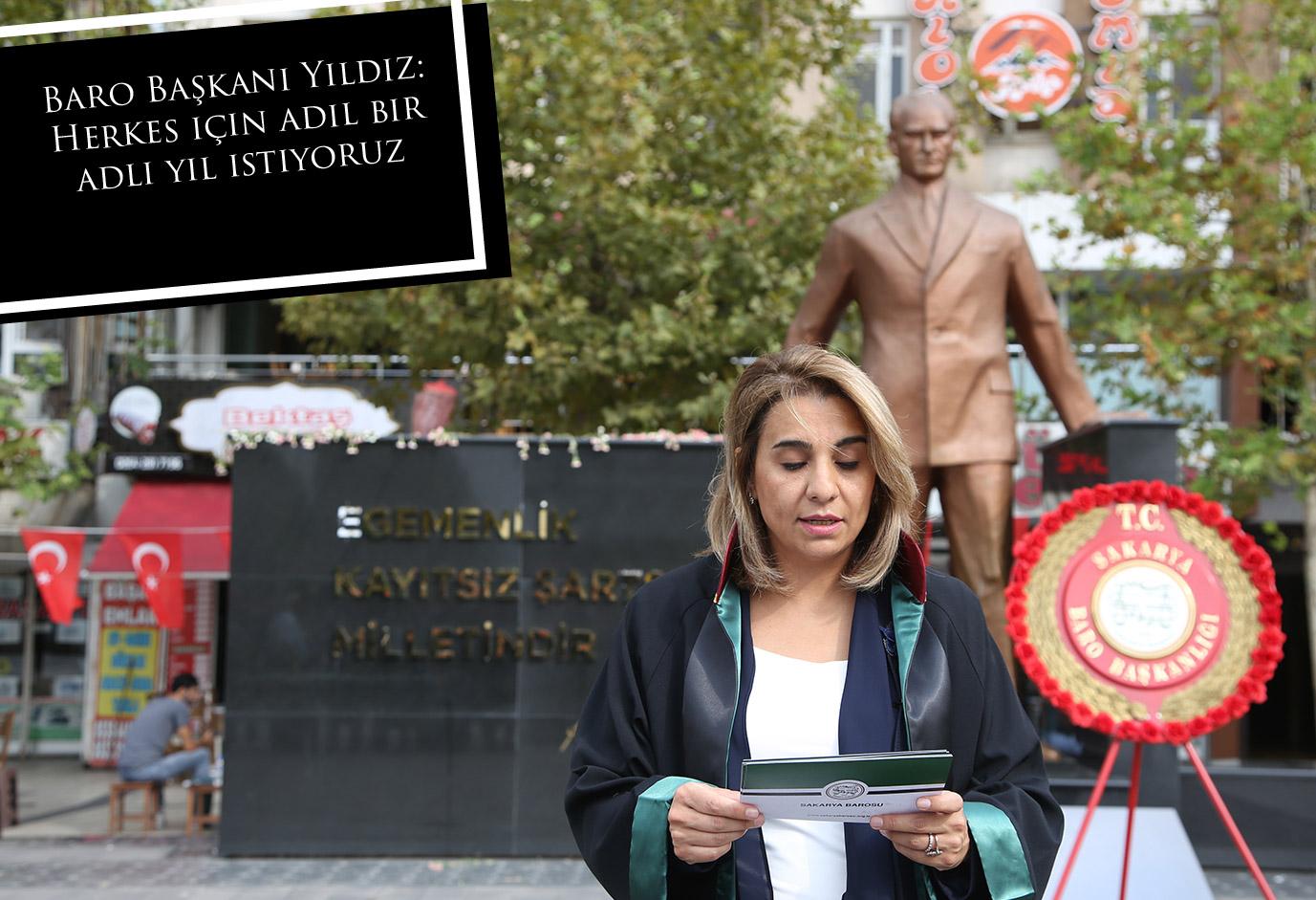 Baro Başkanı Yıldız: Herkes için adil bir adli yıl istiyoruz