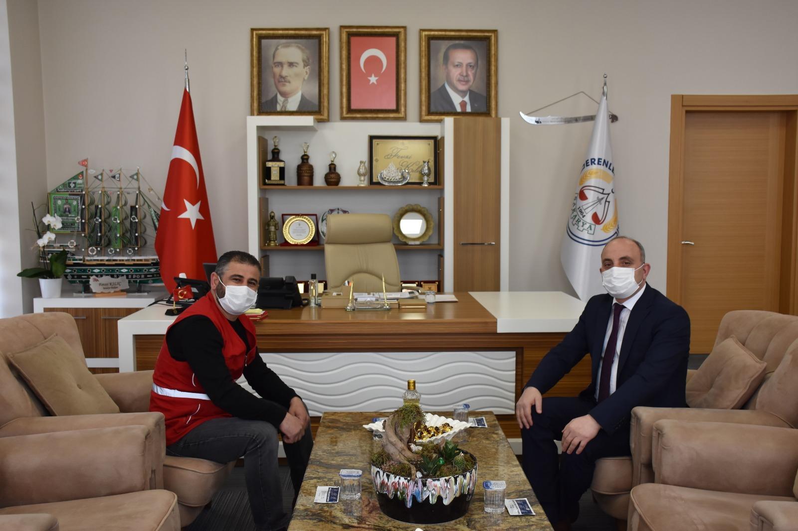 BAŞKAN FEVZİ KILIÇ’TAN KIZILAY’IN ÇALIŞMASINA DESTEK