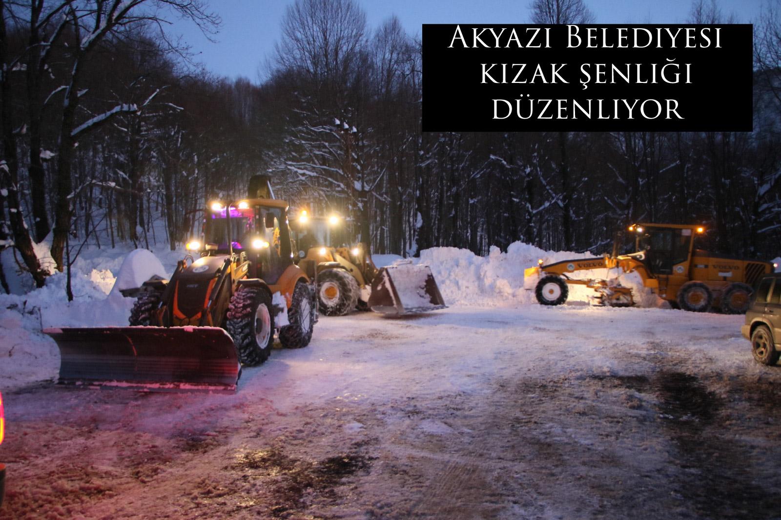 Akyazı Belediyesi kızak şenliği düzenliyor