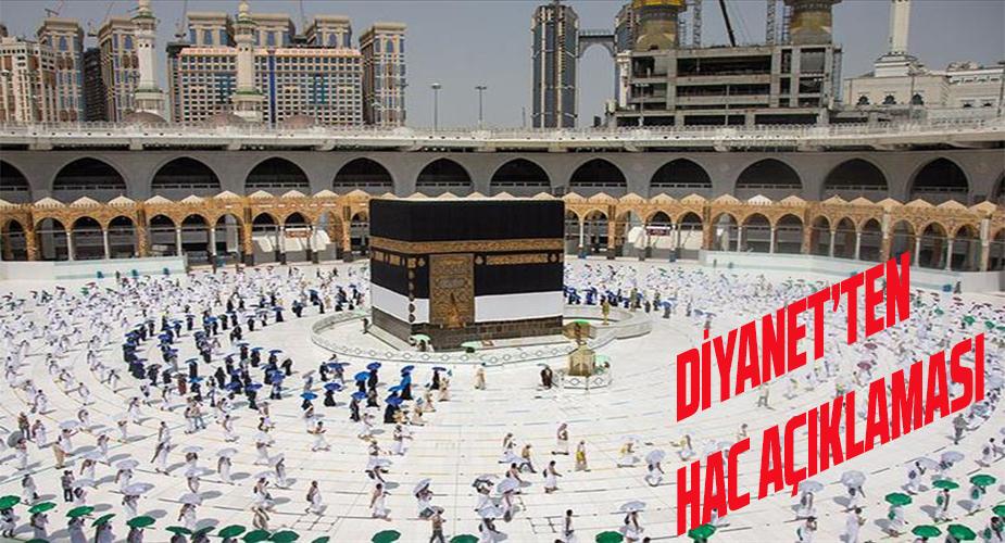 Diyanet’ten 2021 yılı hac açıklaması