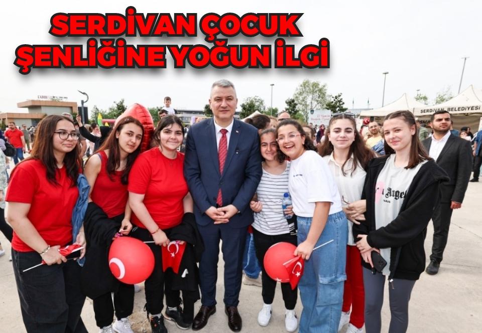Serdivan Çocuk Şenliğine Yoğun İlgi