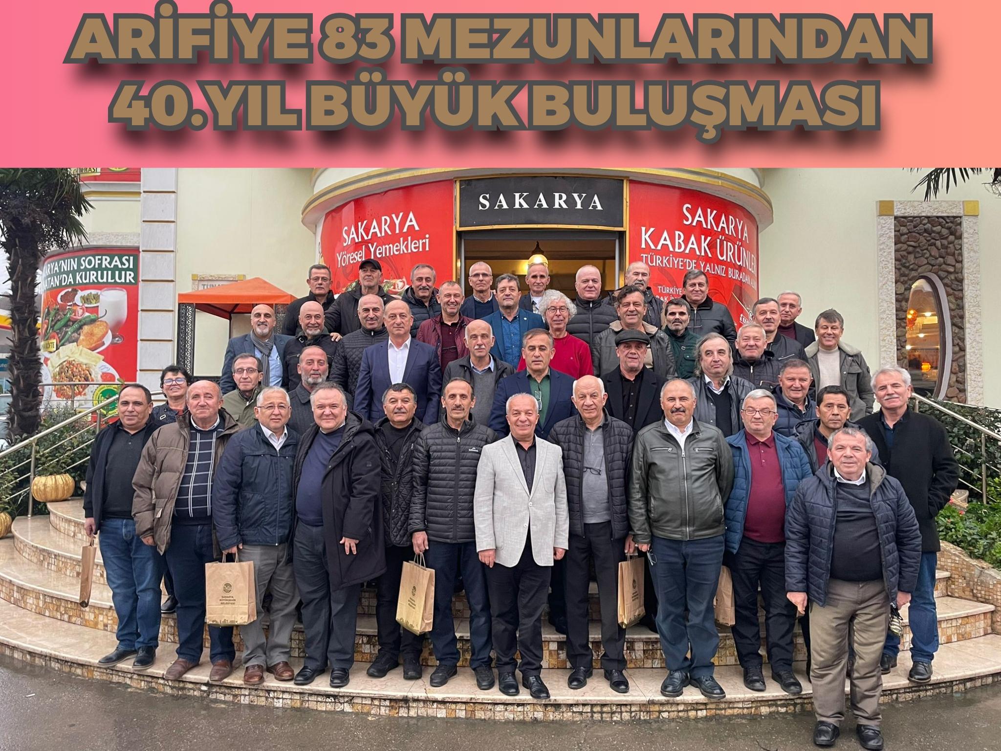 Arifiye 83 Mezunlarından 40.Yıl Büyük Buluşması