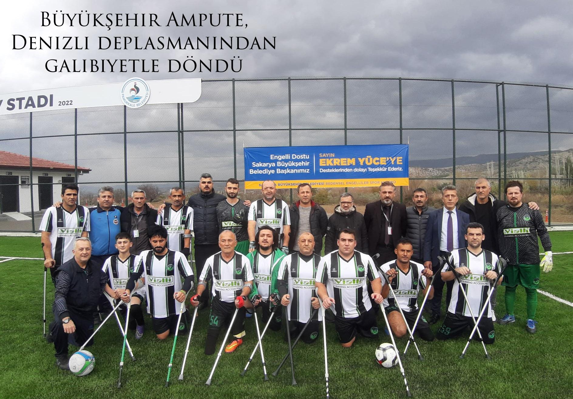  Büyükşehir Ampute, Denizli deplasmanından galibiyetle döndü
