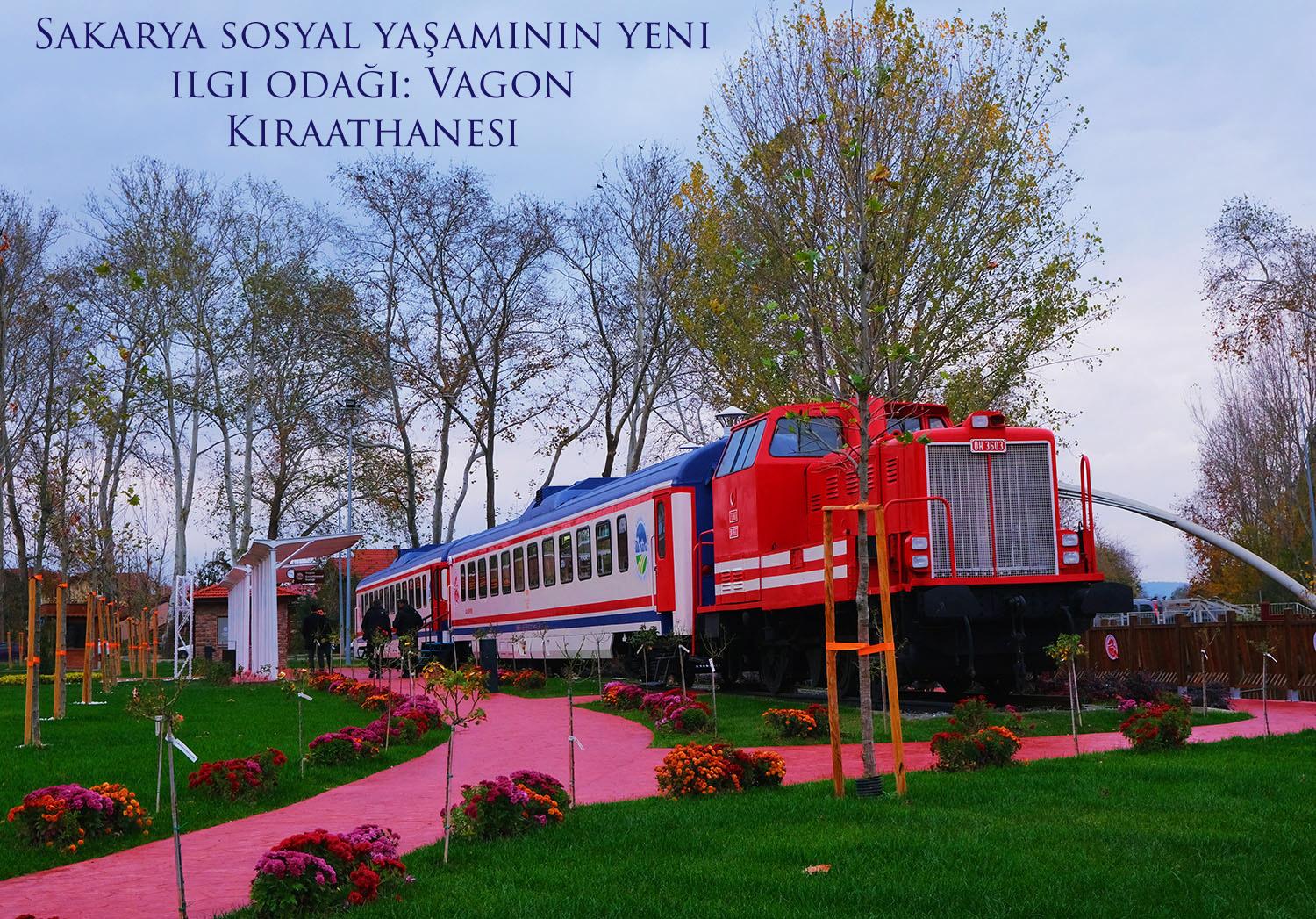 Sakarya sosyal yaşamının yeni ilgi odağı: Vagon Kıraathanesi