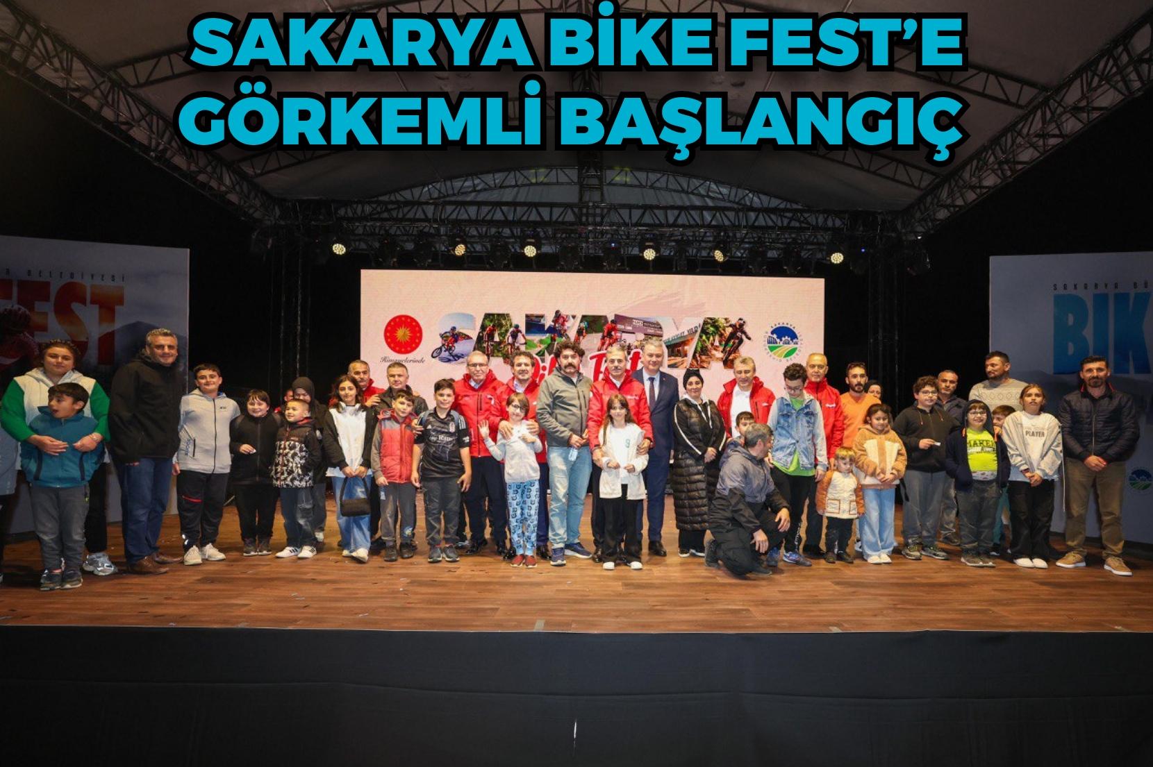 Sahne şovları, gösterilerle şölen tadında seremoni Sakarya Bike Fest’e görkemli başlangıç: “Bisiklet hayatın bir parçası olsun istiyoruz