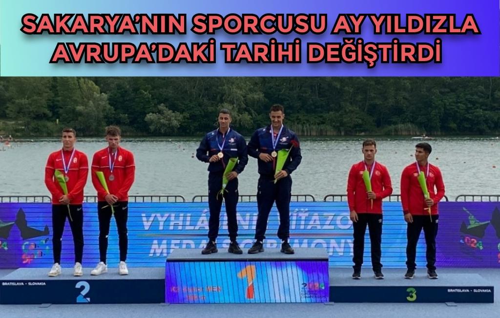 Sakarya’nın sporcusu Ay Yıldızla Avrupa’daki tarihi değiştirdi: Türkiye için bir ilk
