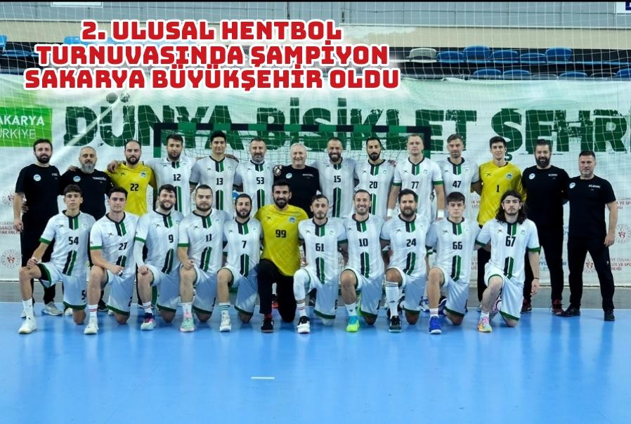 2. Ulusal Hentbol Turnuvasında şampiyon Sakarya Büyükşehir oldu