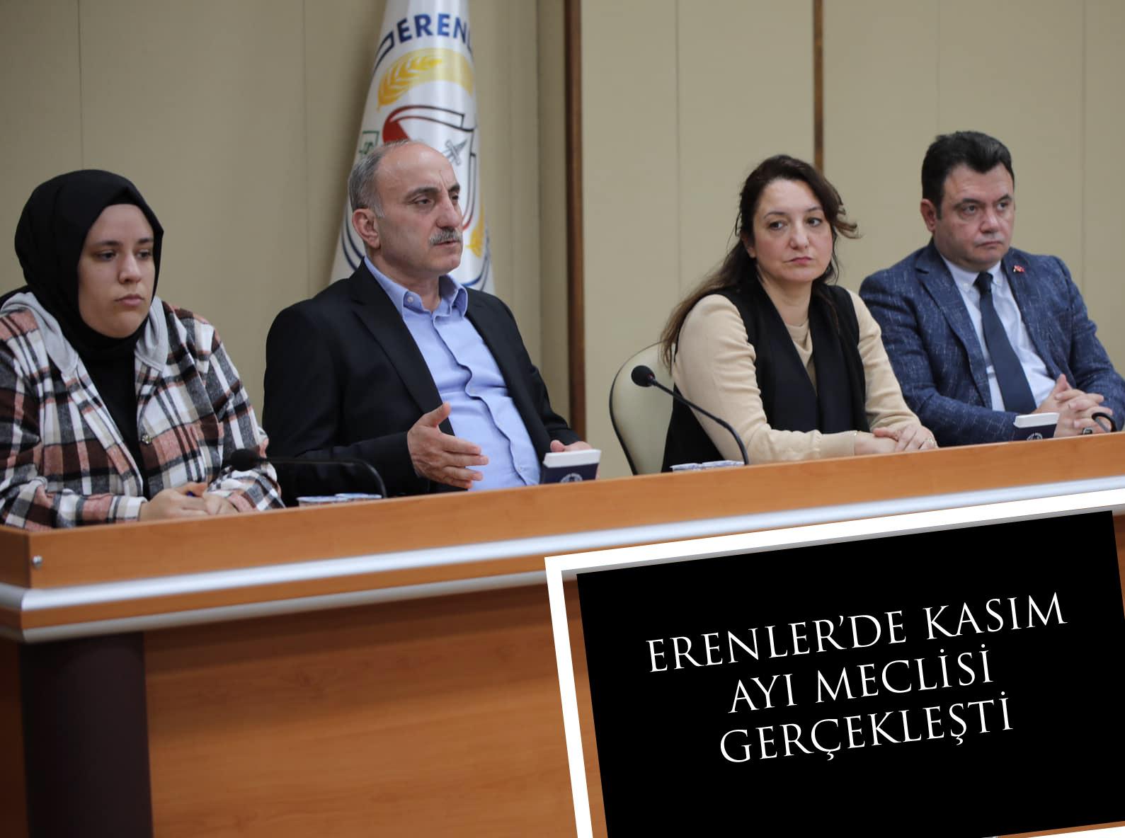ERENLER’DE KASIM AYI MECLİSİ GERÇEKLEŞTİ