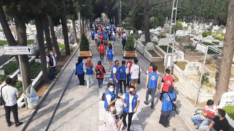 GENÇLİK ŞEHİTLERİ’Nİ UNUTMADI