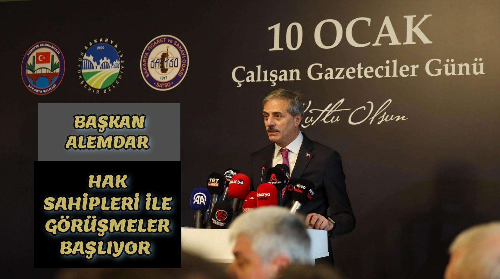 Başkan Alemdar Gazeteciler Günü’nde dönüşümde önemli bir gelişmeyi paylaştı: “Hak sahipleriyle görüşmeler başlıyor”