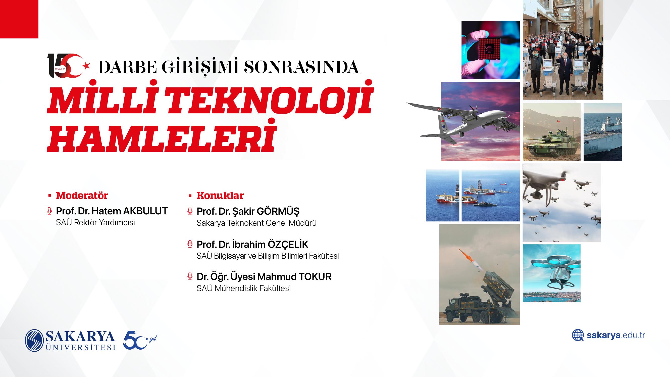 Sakarya Üniversitesinden 15 Temmuz Etkinlikleri