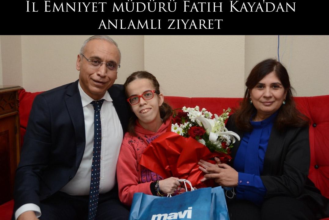 İl Emniyet müdürü Fatih Kaya'dan anlamlı ziyaret