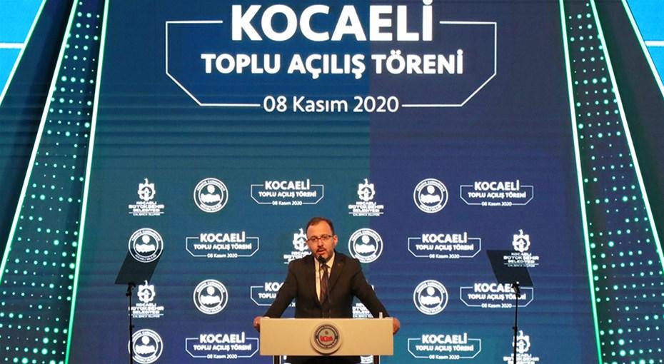 BAKAN KASAPOĞLU, KOCAELİ'NDE TEMEL ATMA VE AÇILIŞ TÖRENİNE KATILDI