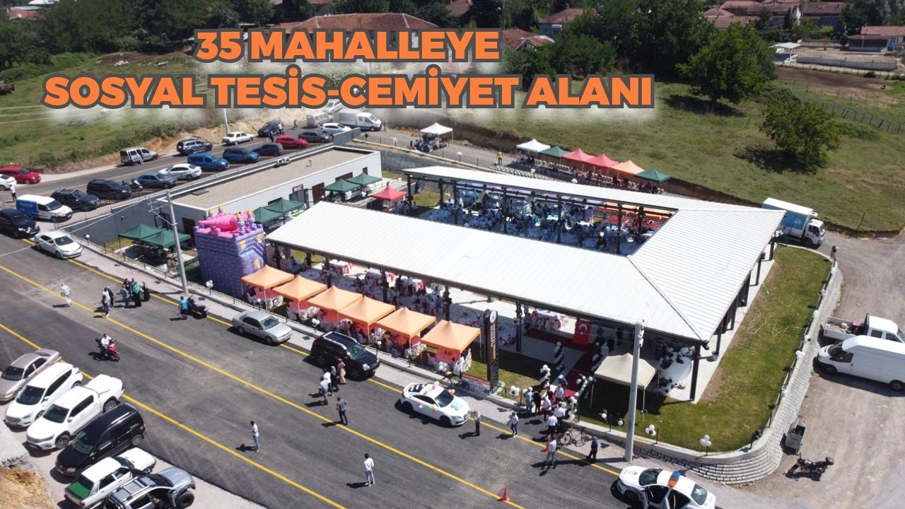 35 Mahalleye Sosyal Tesis-Cemiyet Alanı