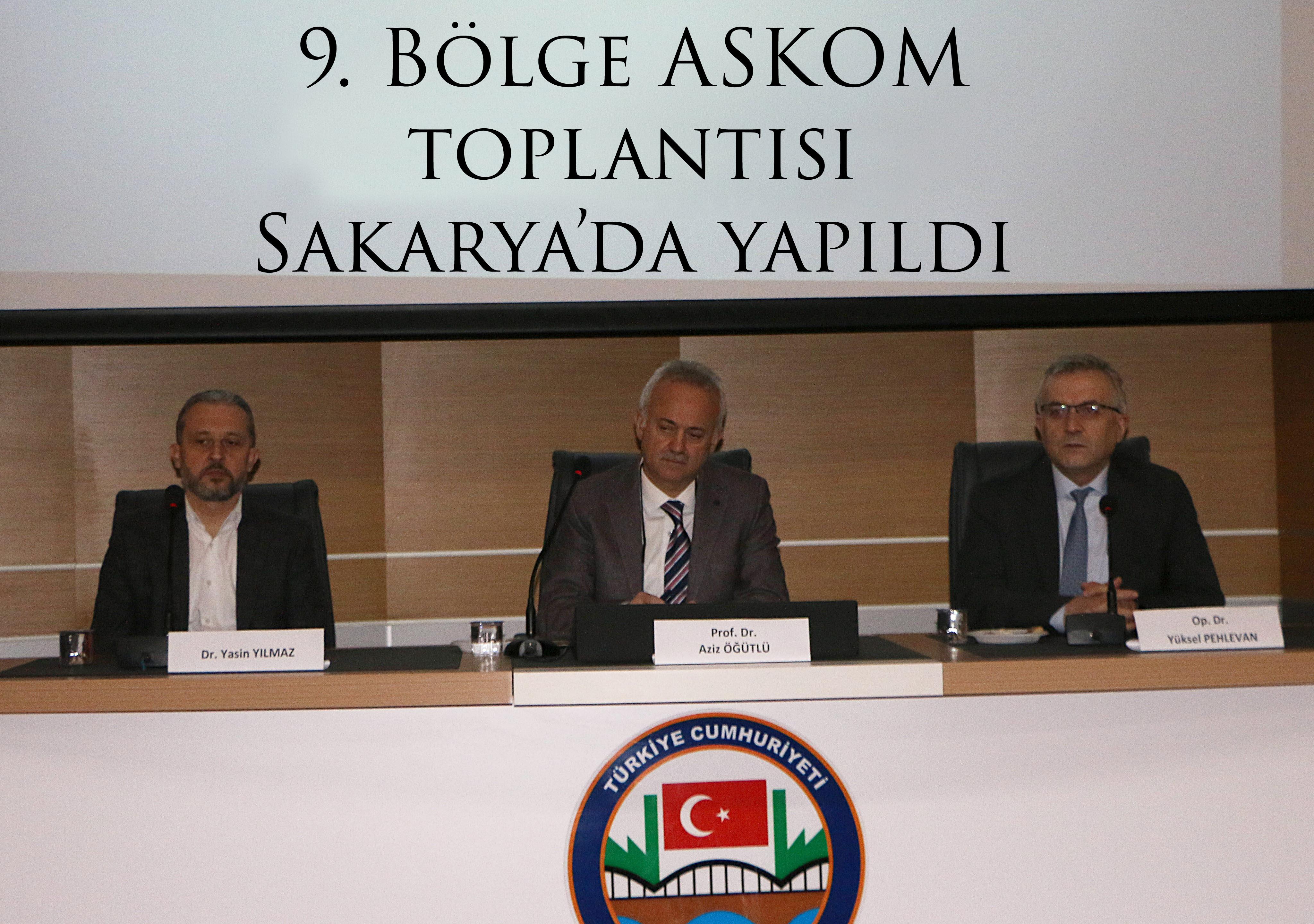 9. Bölge ASKOM toplantısı Sakarya’da yapıldı