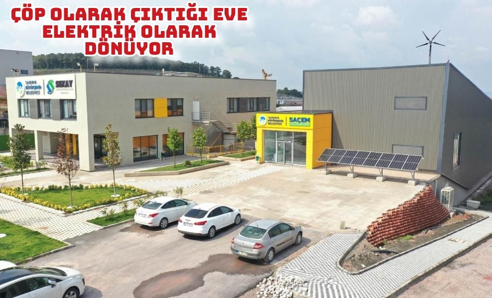 Çöp olarak çıktığı eve elektrik olarak dönüyor: Büyükşehir’in SEKAY’ı Türkiye’ye örnek