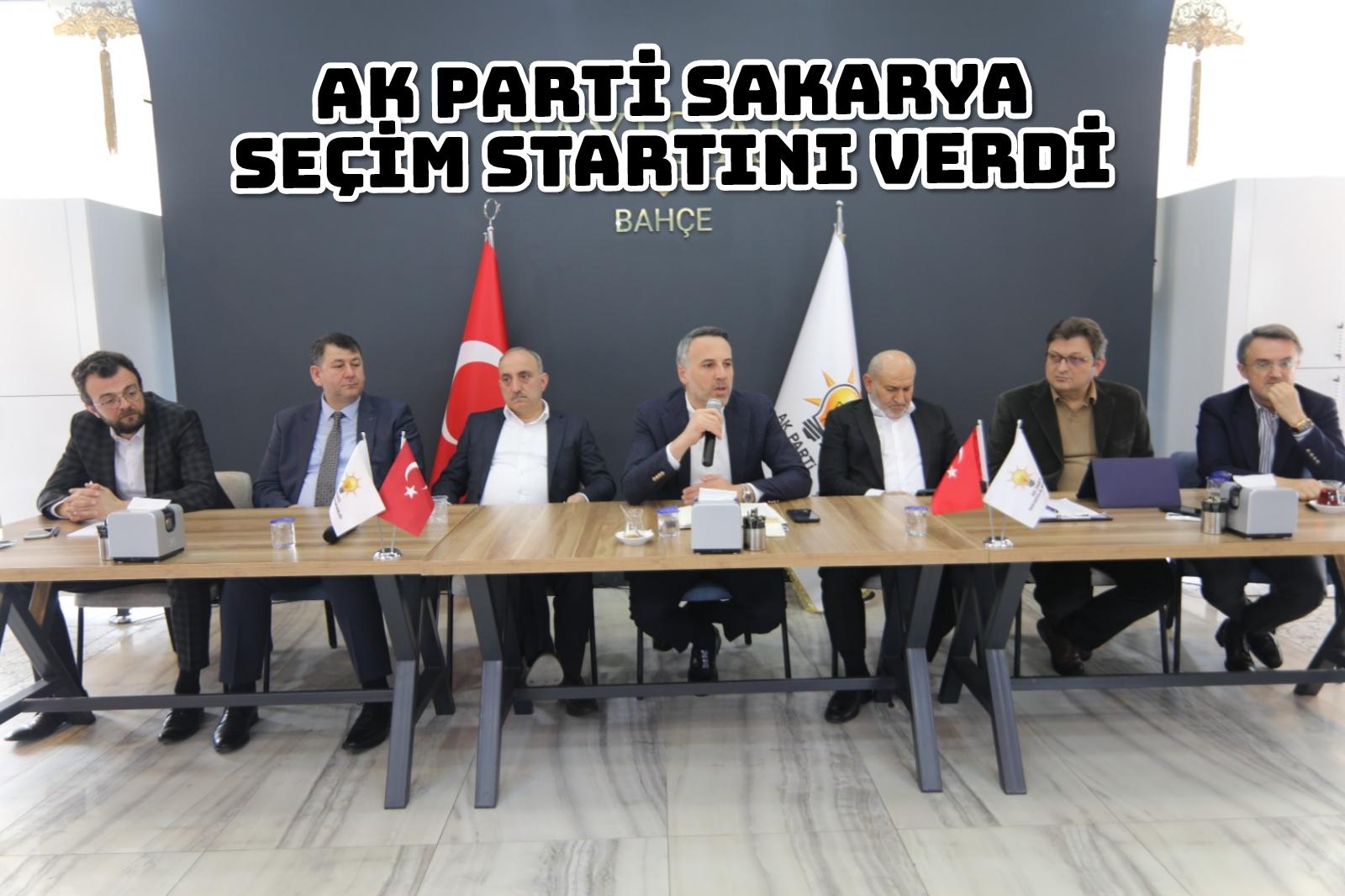 AK PARTİ SAKARYA SEÇİM STARTINI VERDİ