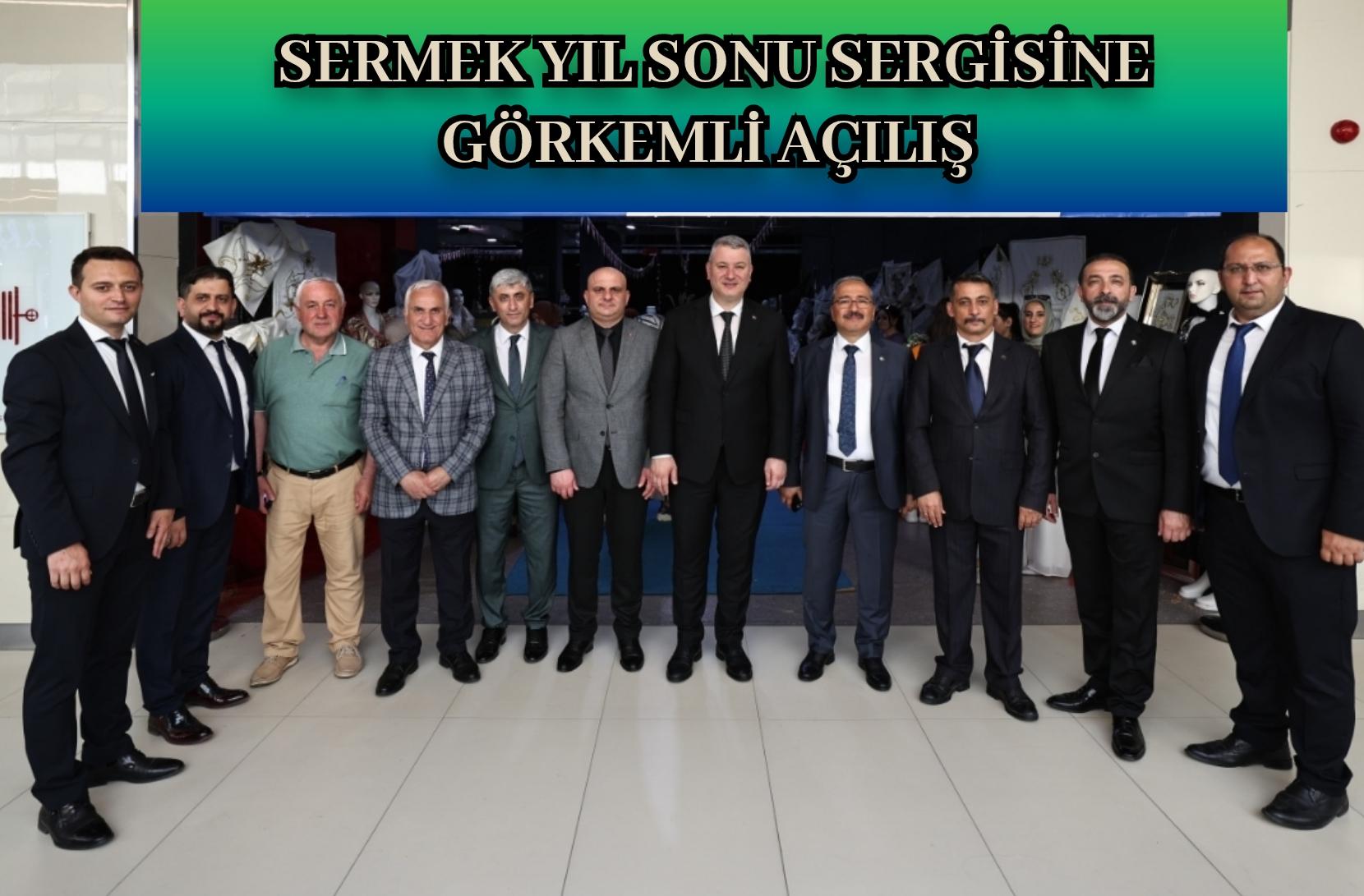 SERMEK Yıl Sonu Sergisine Görkemli Açılış
