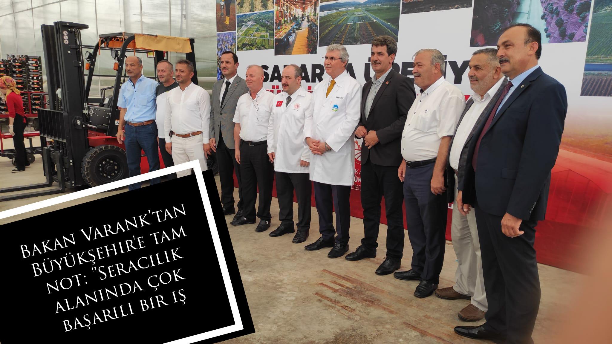 Bakan Varank'tan Büyükşehir'e tam not: 
