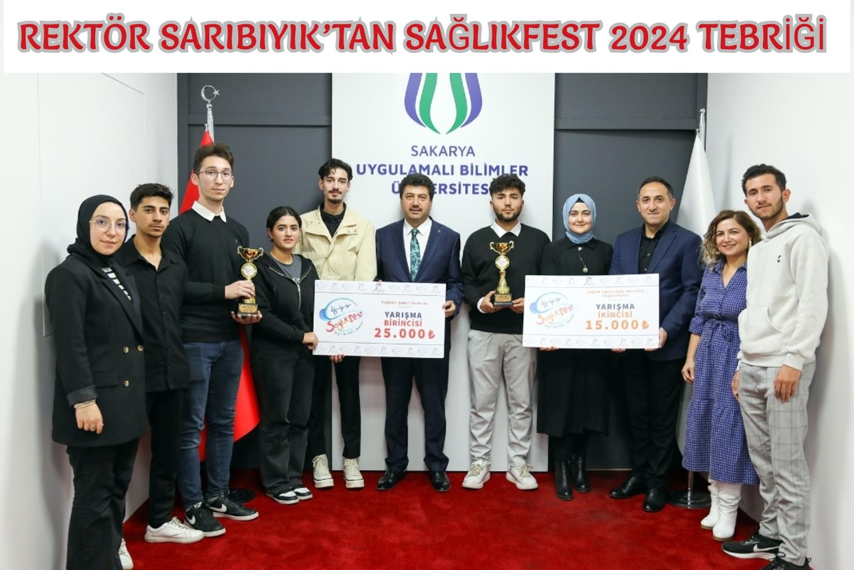 Rektör Sarıbıyık’tan Sağlıkfest 2024 tebriği