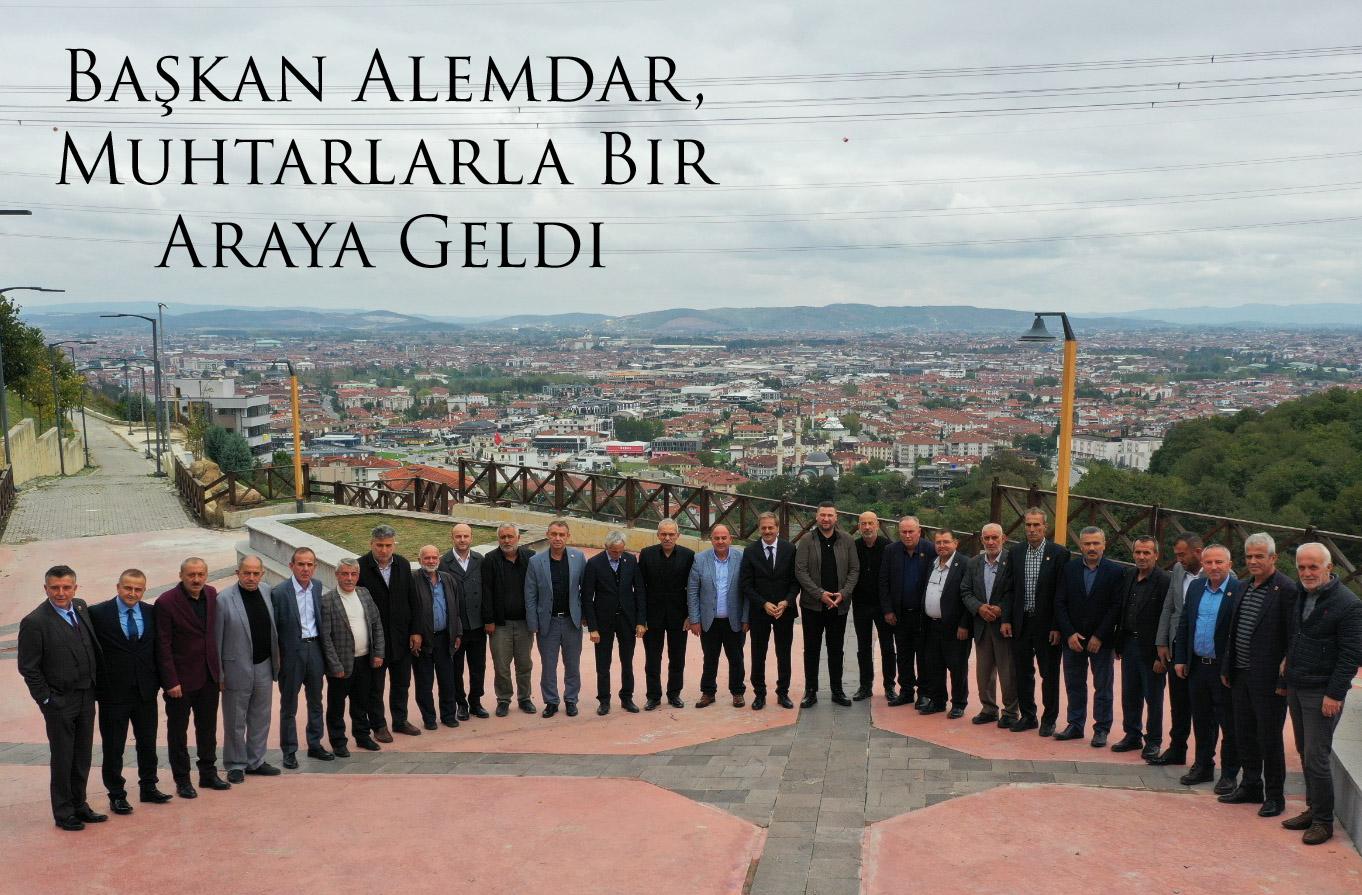 Başkan Alemdar, Muhtarlarla Bir Araya Geldi