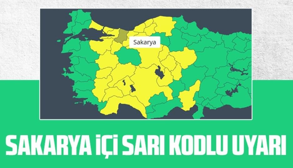 Sakarya için uyarı yapıldı  