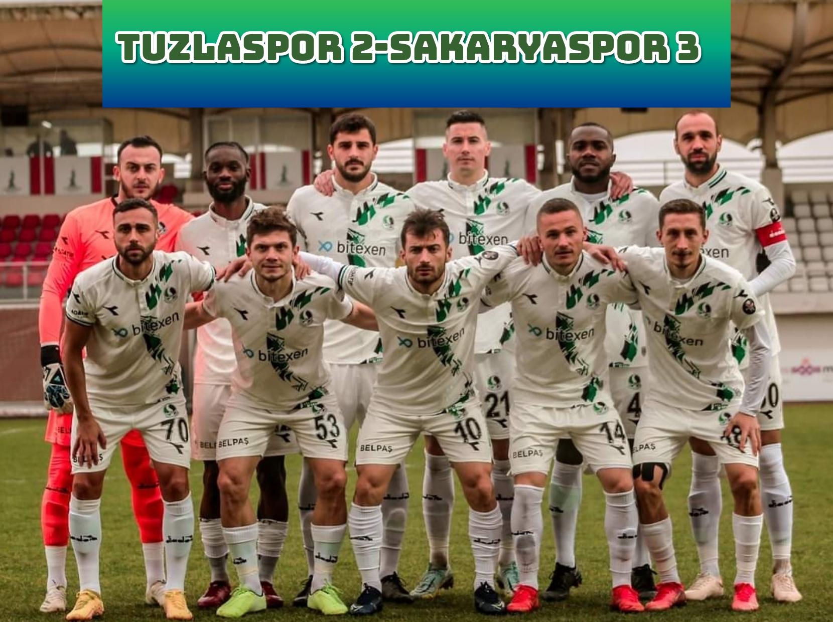Tuzlaspor 2 Sakaryaspor 3  