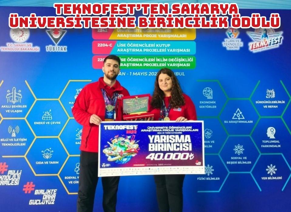 Teknofest’ten Sakarya Üniversitesine Birincilik Ödülü