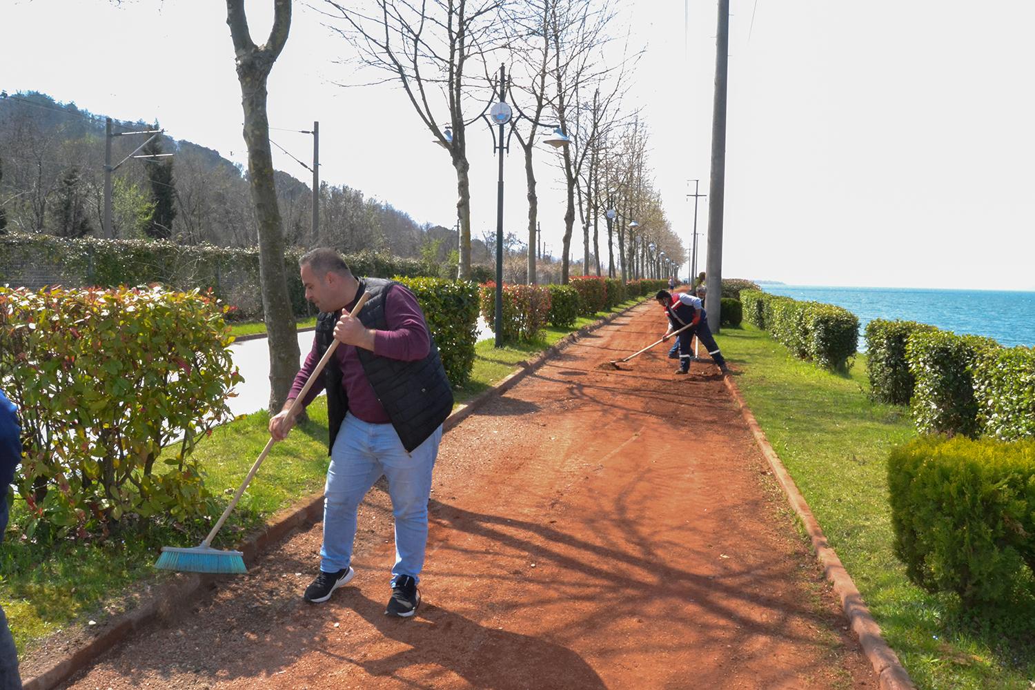 Sapanca’da Yürüyüş Yollarına Bahar Bakımı
