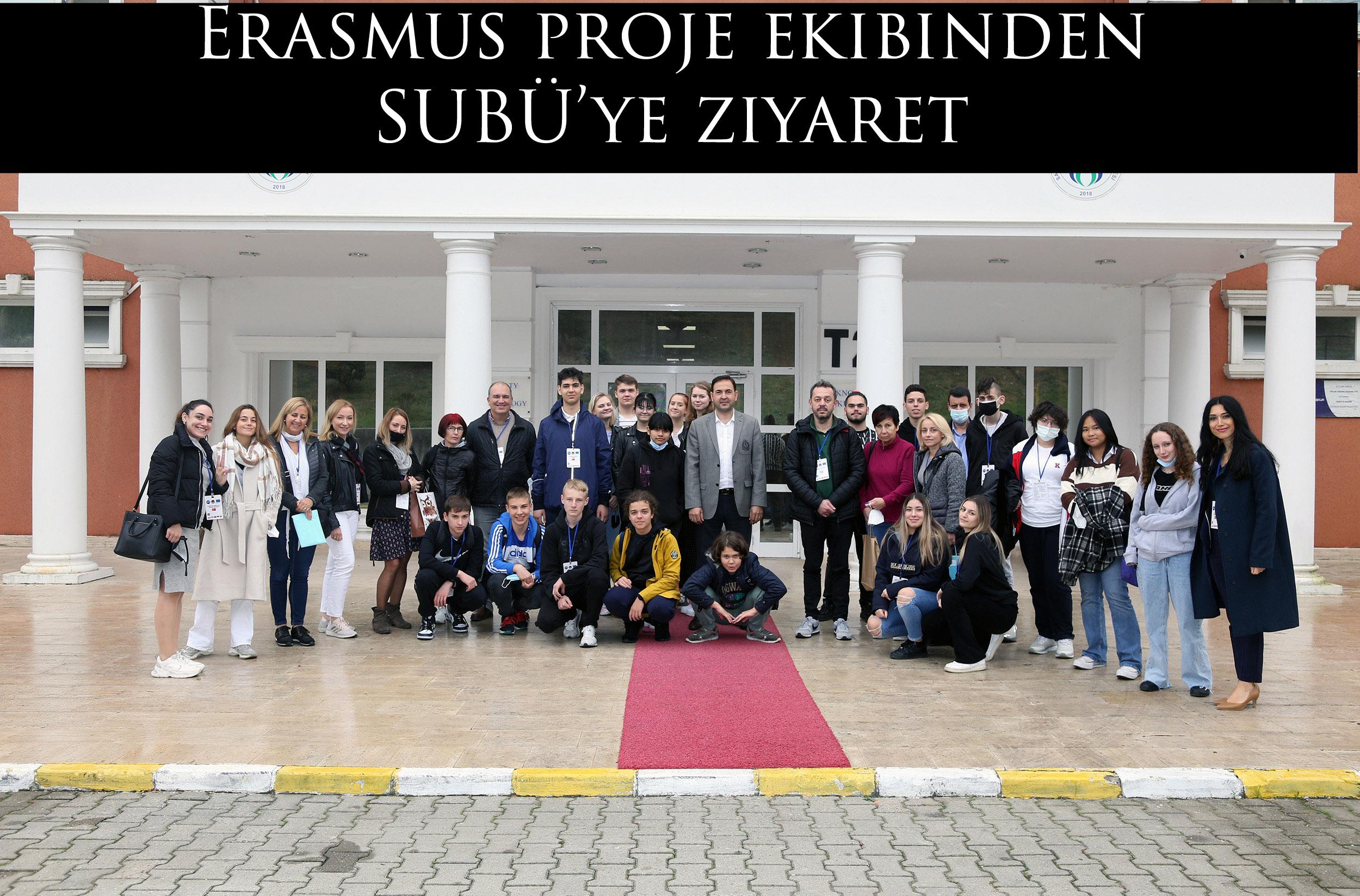 Erasmus proje ekibinden SUBÜ’ye ziyaret