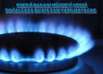 Enerji Bakanı müjdeyi verdi! Doğalgaza bu kış zam yapılmayacak  