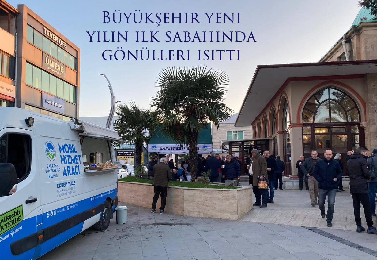 Büyükşehir yeni yılın ilk sabahında gönülleri ısıttı